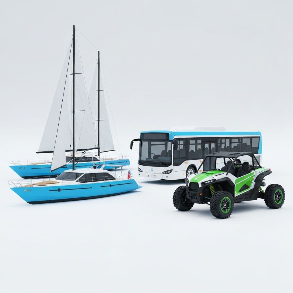 Electric mobility vehicles powered by high-efficiency motors