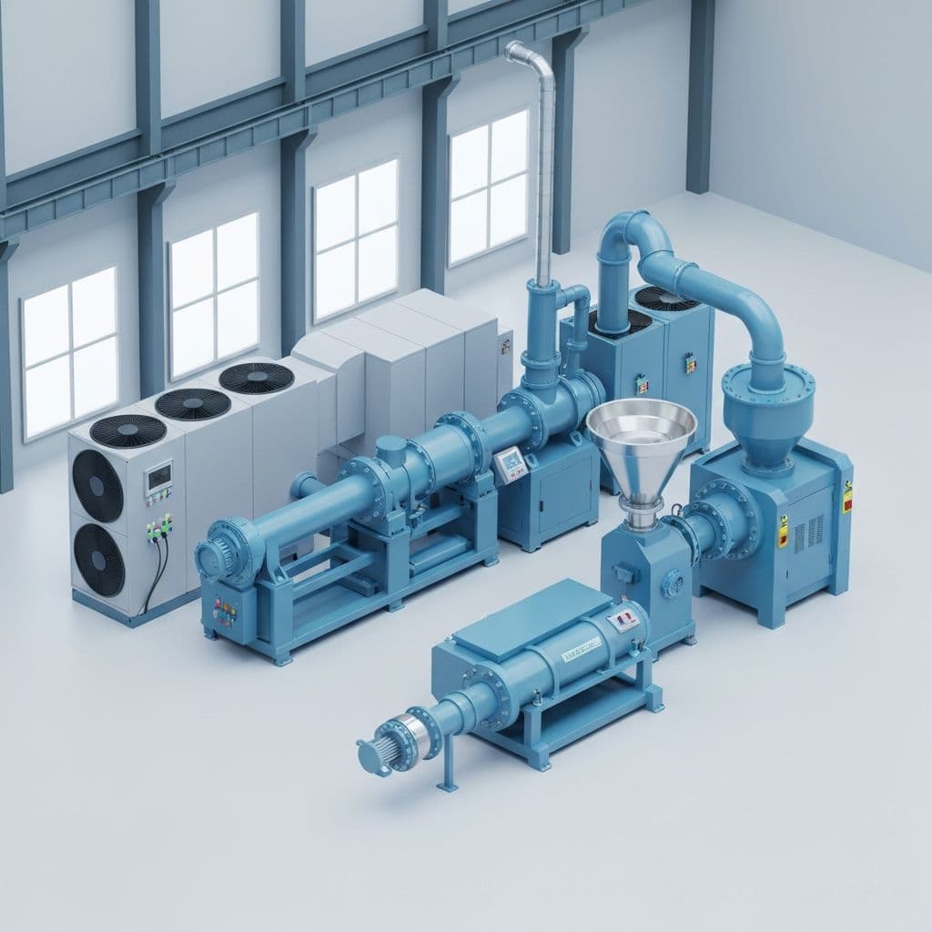 Industrial electric motor manufacturing equipment