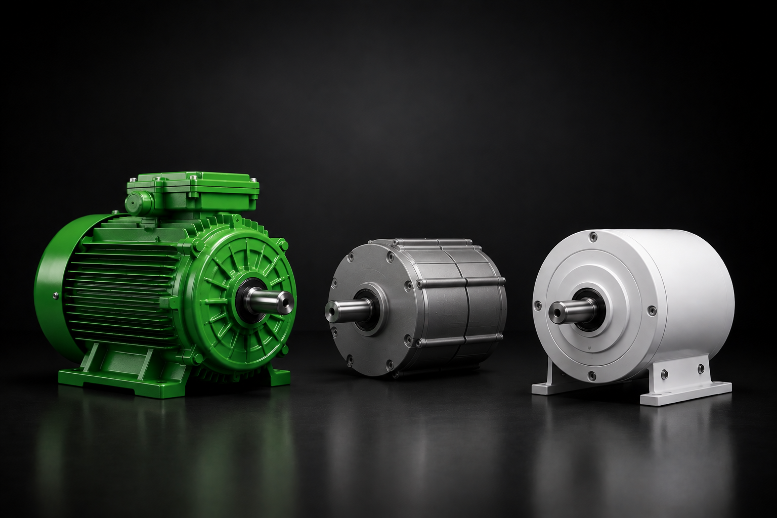 EKMO IE6 ferrite motors — Industrial 20–800 kW and E-Mobility 5–200 kW